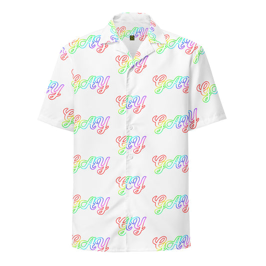 Gay Pride Unisex button Shirt