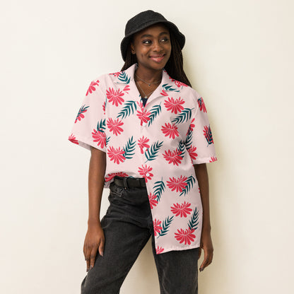 Tropical Flowers short sleeve Shirt