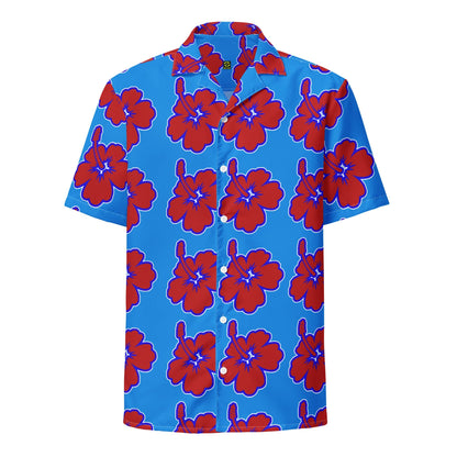 Aloha Hawaiian floral Shirt 2XS