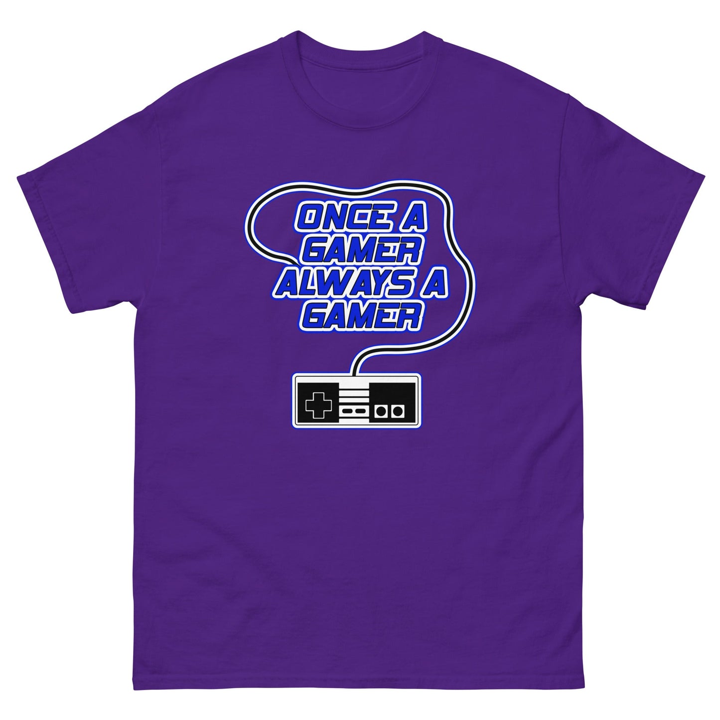 Scar Design T shirt Purple / S Always a Gamer T-shirt