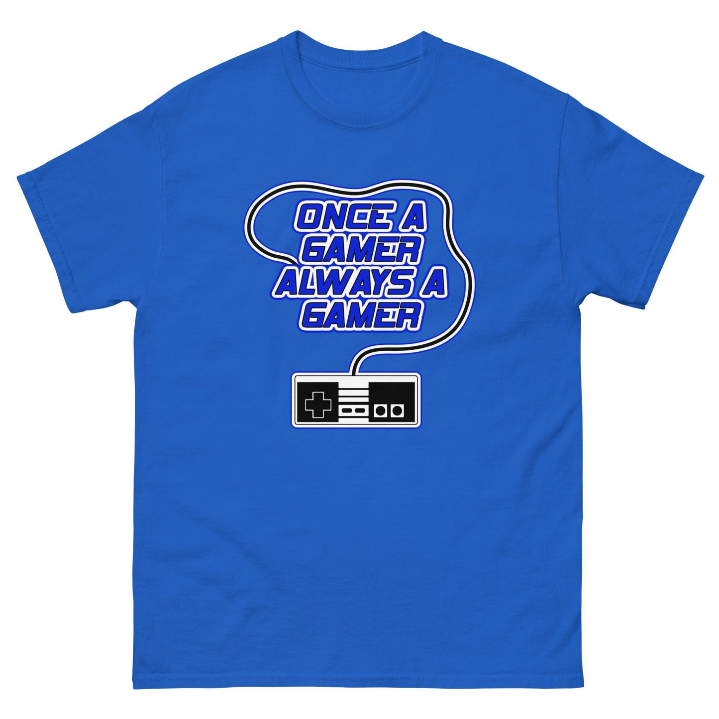Scar Design T shirt Royal / S Always a Gamer T-shirt