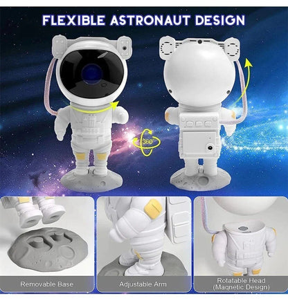 Astronaut Projector Galaxy Starry Sky Night Light Ocean Star LED Lamps