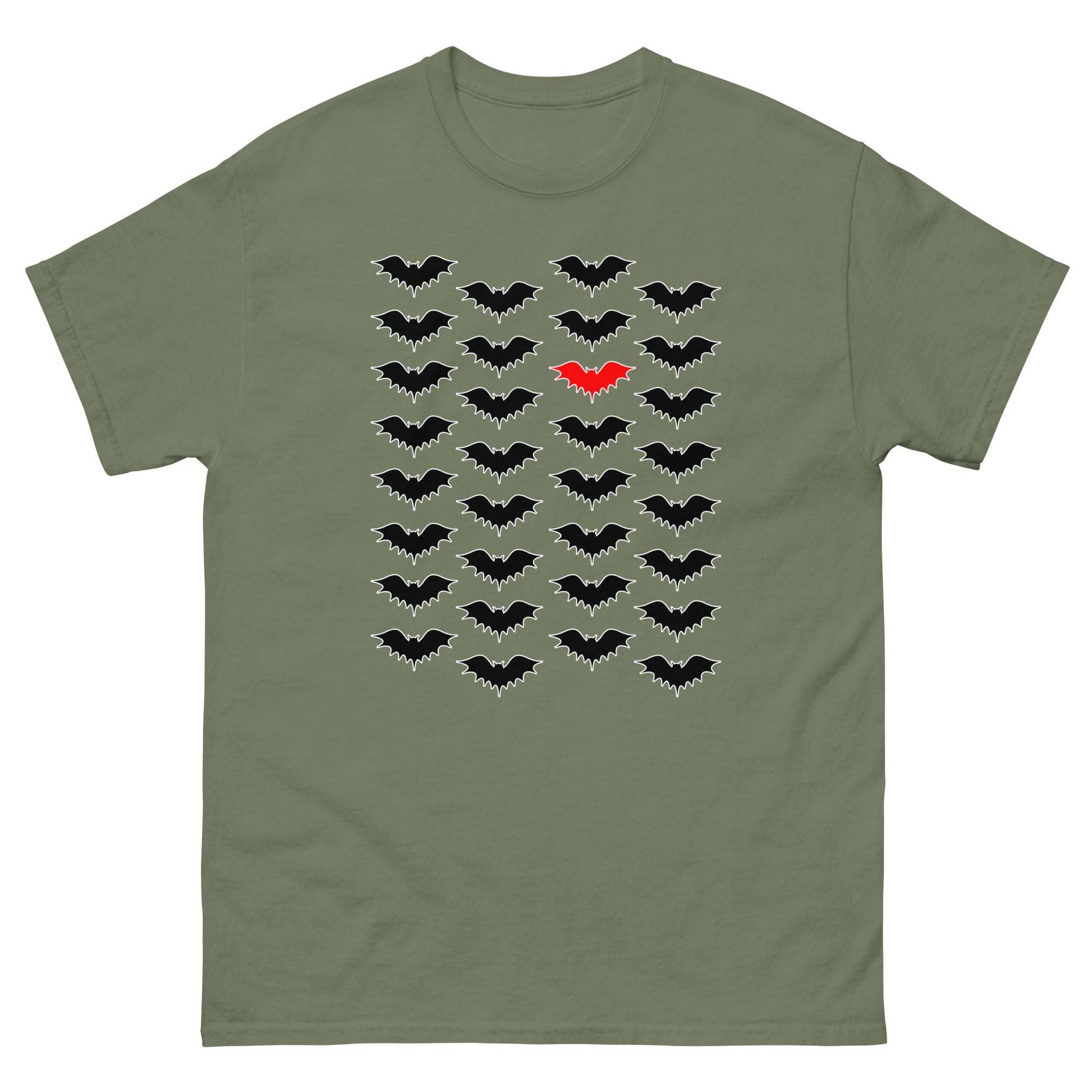 Scar Design T shirt Military Green / S Bat Diversity T-shirt