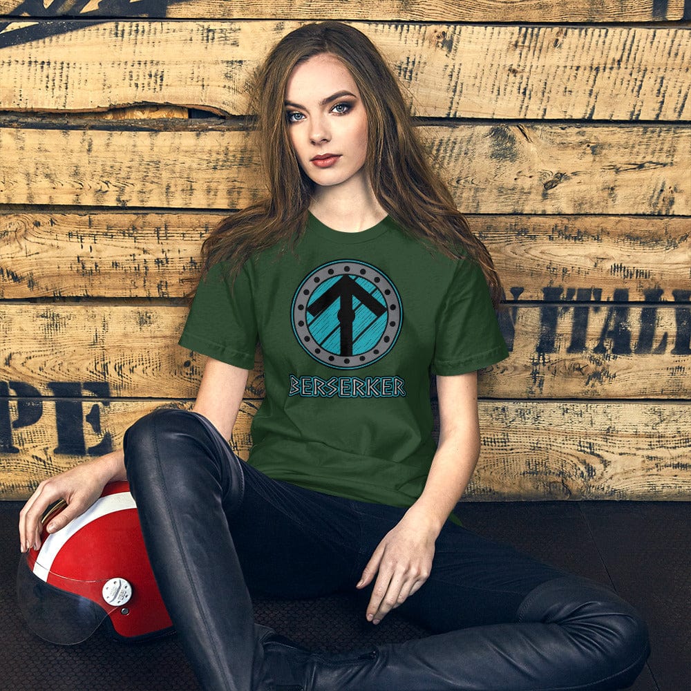 Berserker Viking T-shirt Forest / S