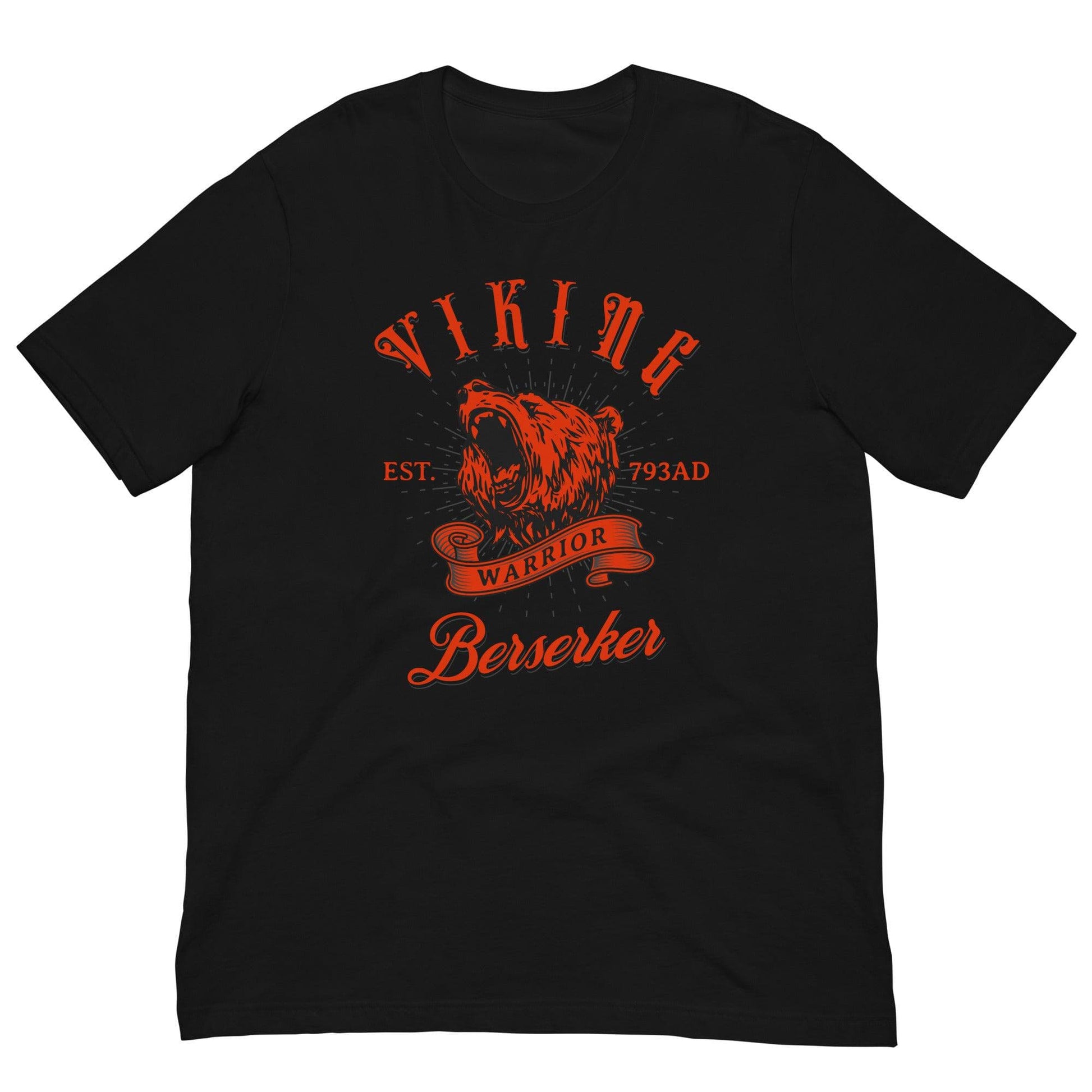 Berserker Warrior T-shirt Black / XS