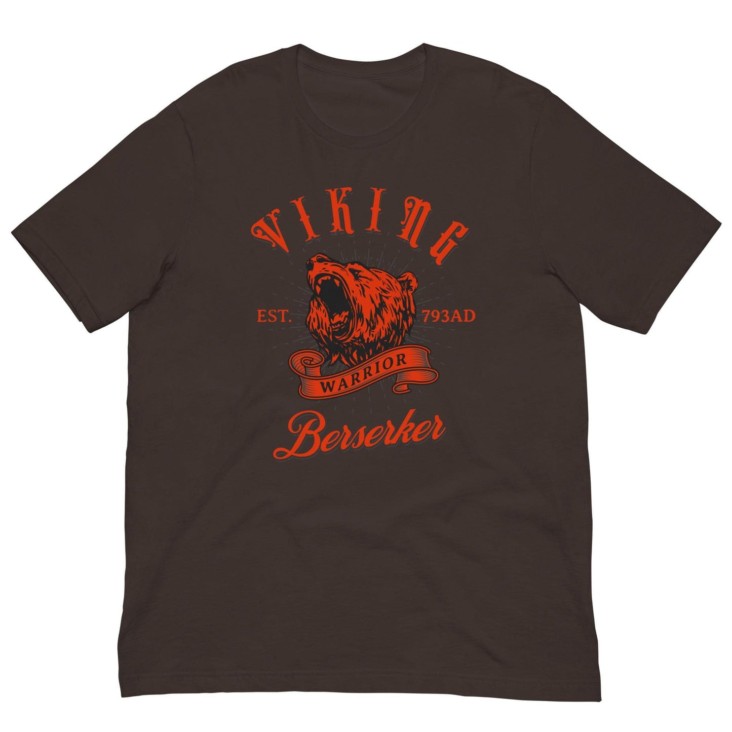 Berserker Warrior T-shirt Brown / S