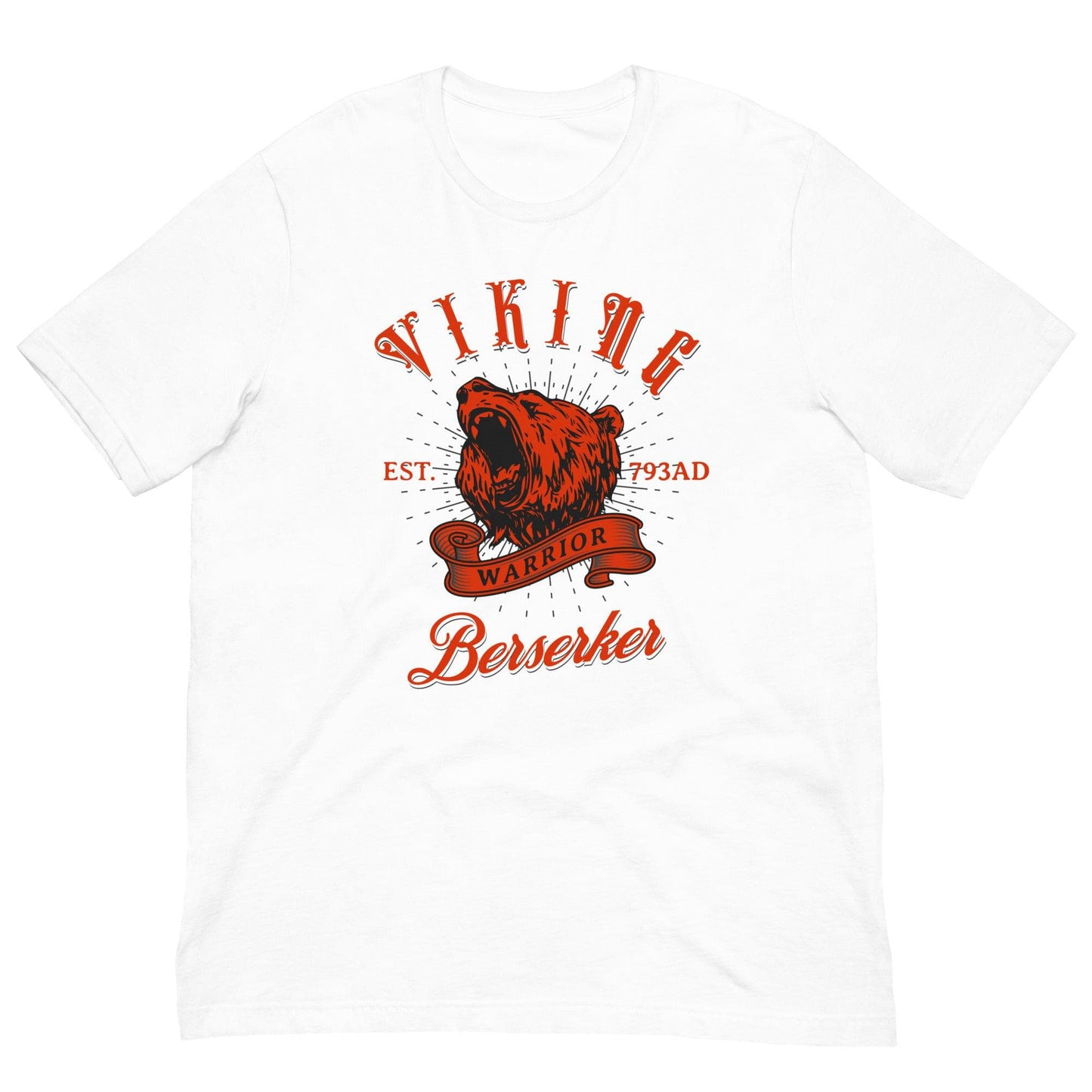 Berserker Warrior T-shirt White / XS