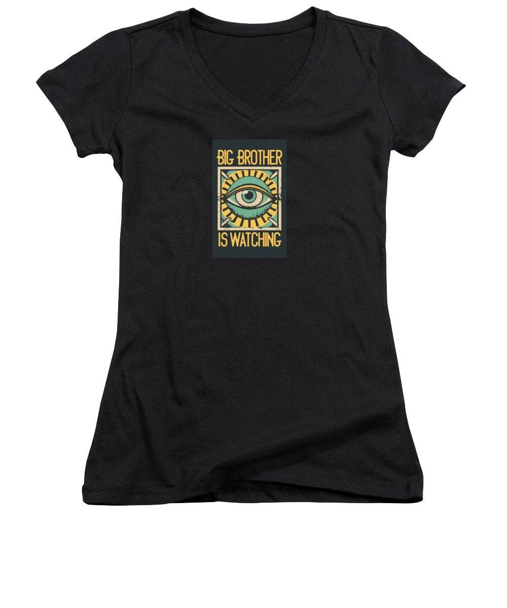 Big Brother is Watching - Women's V-Neck