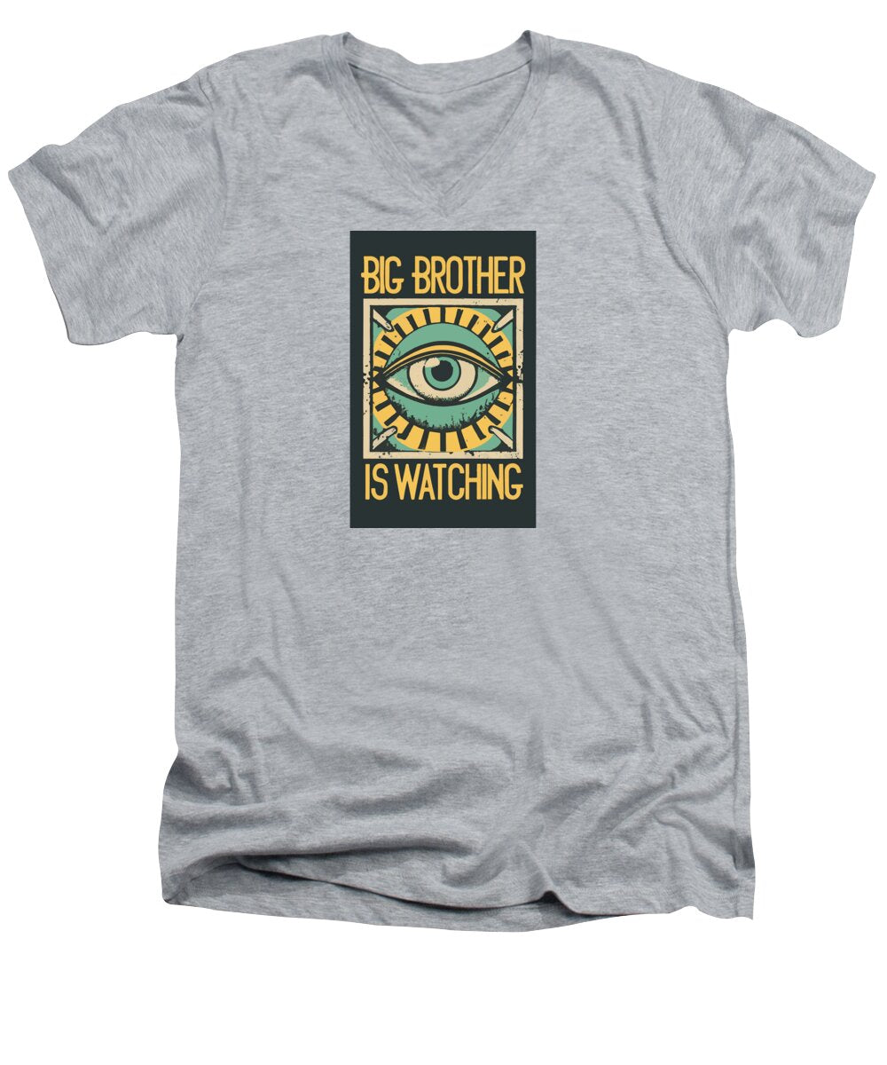 Big Brother is Watching - Men's V-Neck T-Shirt