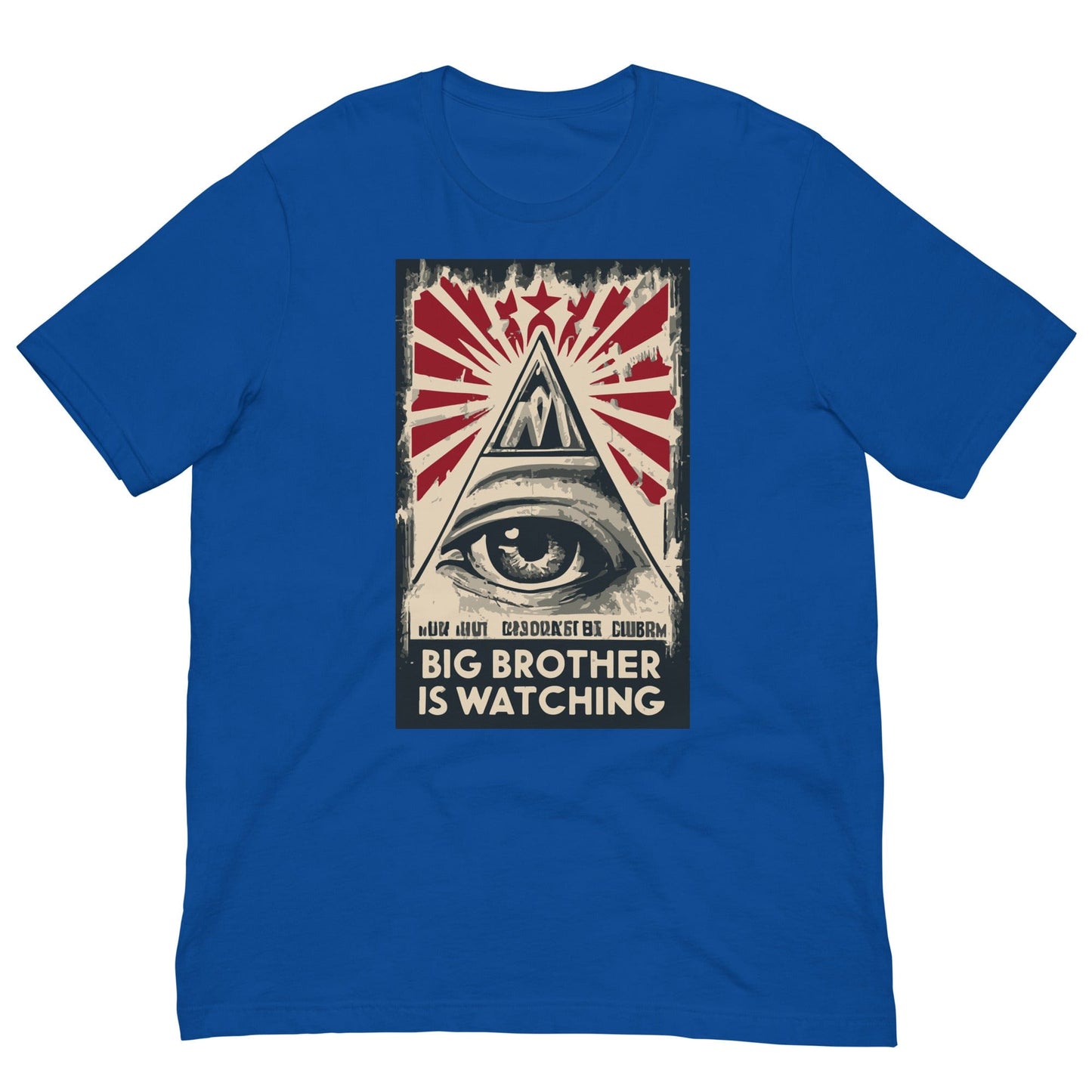 Big Brother is watching T-shirt True Royal / S
