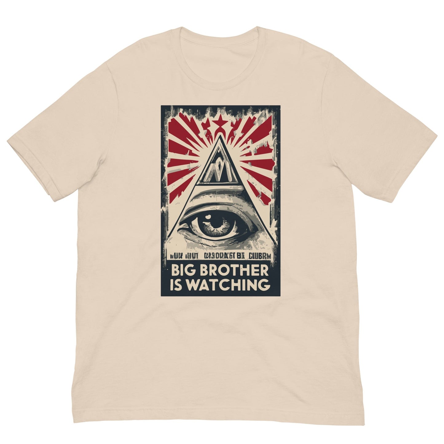 Big Brother is watching T-shirt Soft Cream / XS