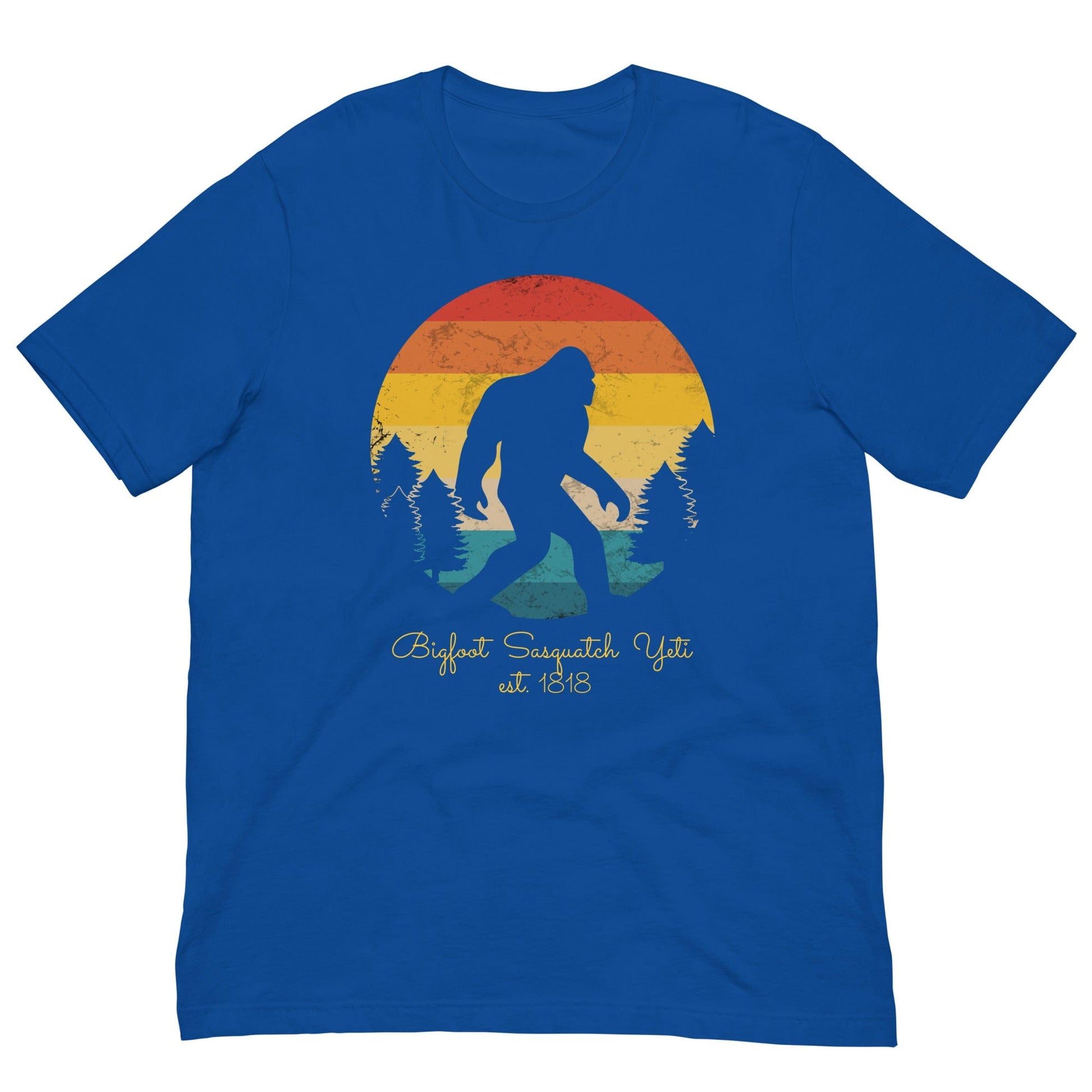 Bigfoot Sasquatch Yeti T-shirt True Royal / S