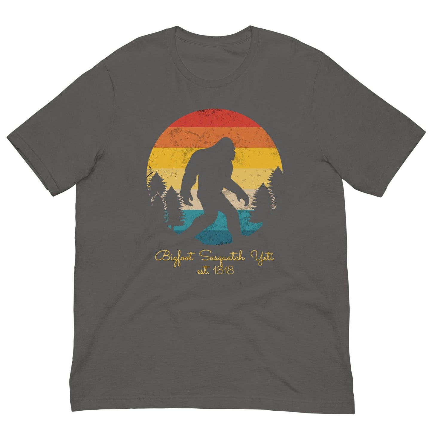 Bigfoot Sasquatch Yeti T-shirt Asphalt / S