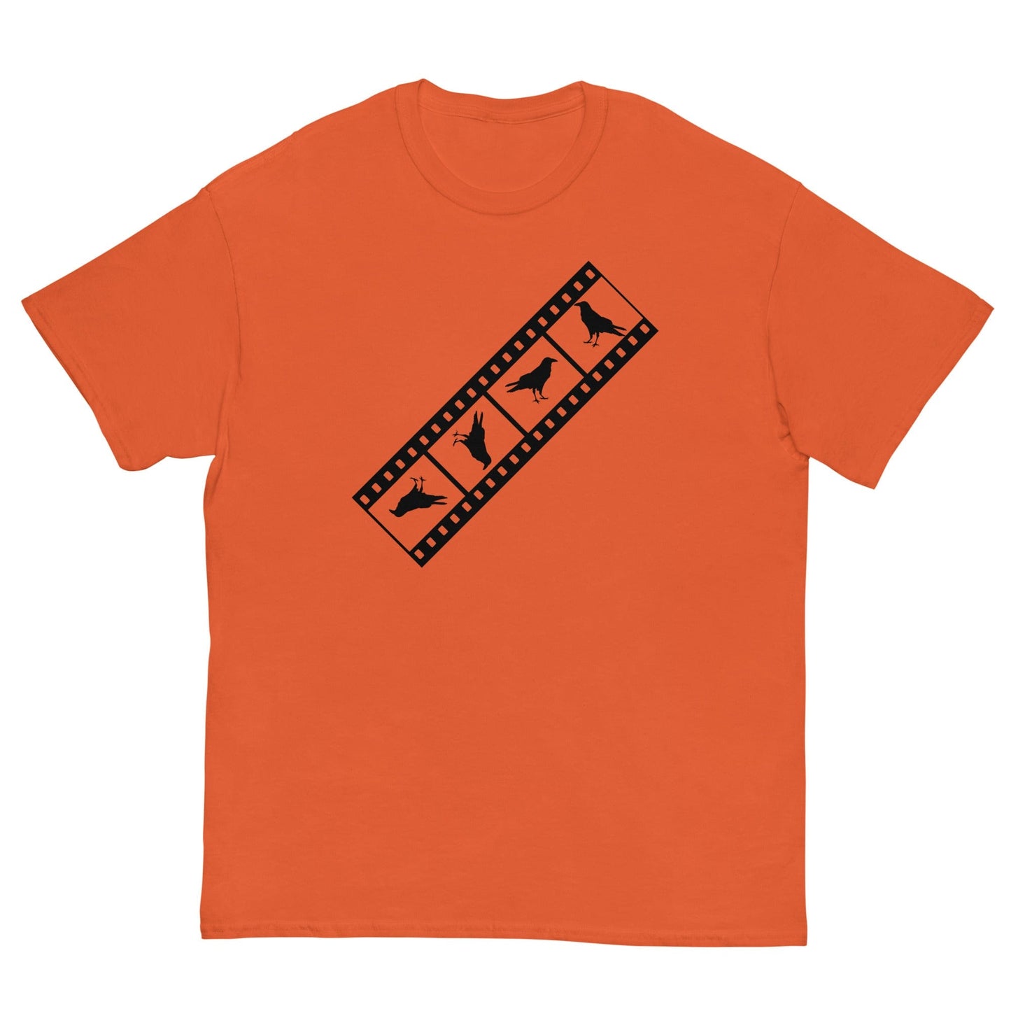 Birds Film Strip T-shirt Orange / S