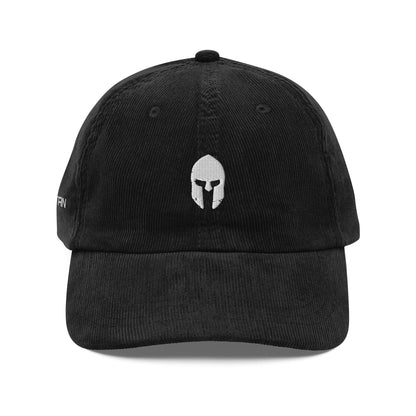 Black Metal Vintage corduroy cap Black