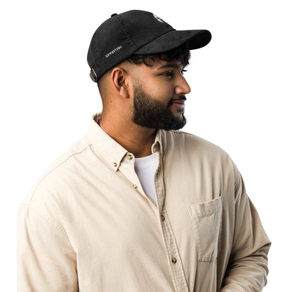 Black Metal Vintage corduroy cap