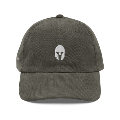Black Metal Vintage corduroy cap Olive