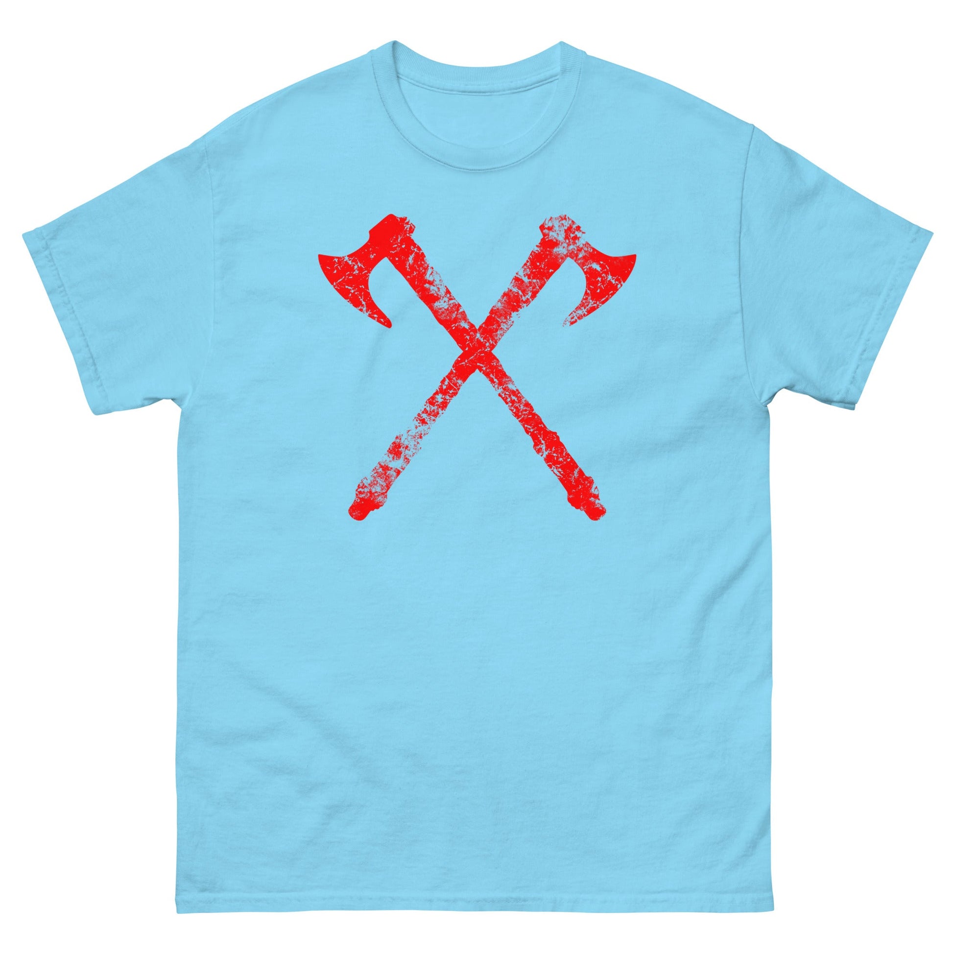 Bloody Viking Axes T-shirt Sky / S