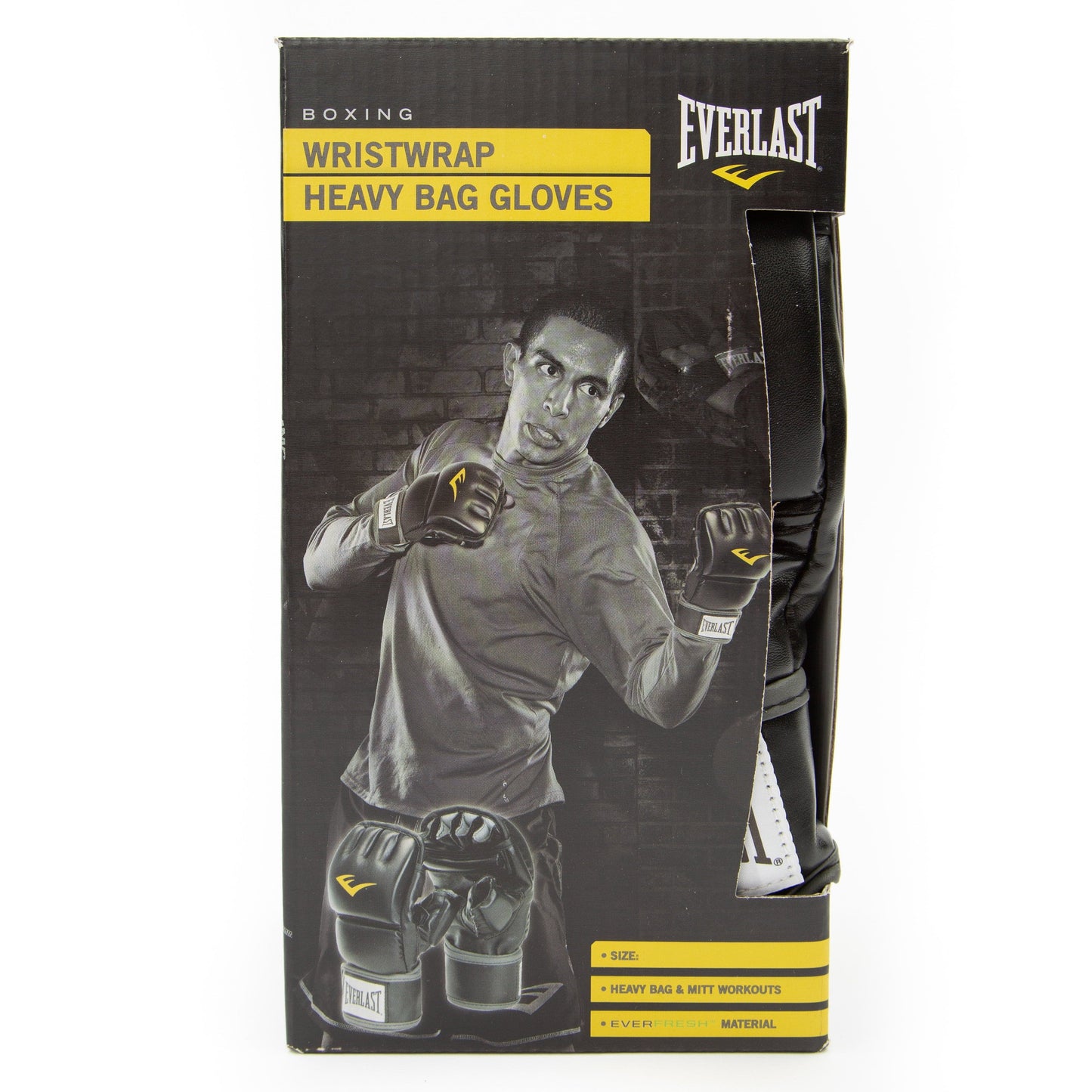 Boxing Wristwrap Heavy Bag Gloves Black Large/X-Large