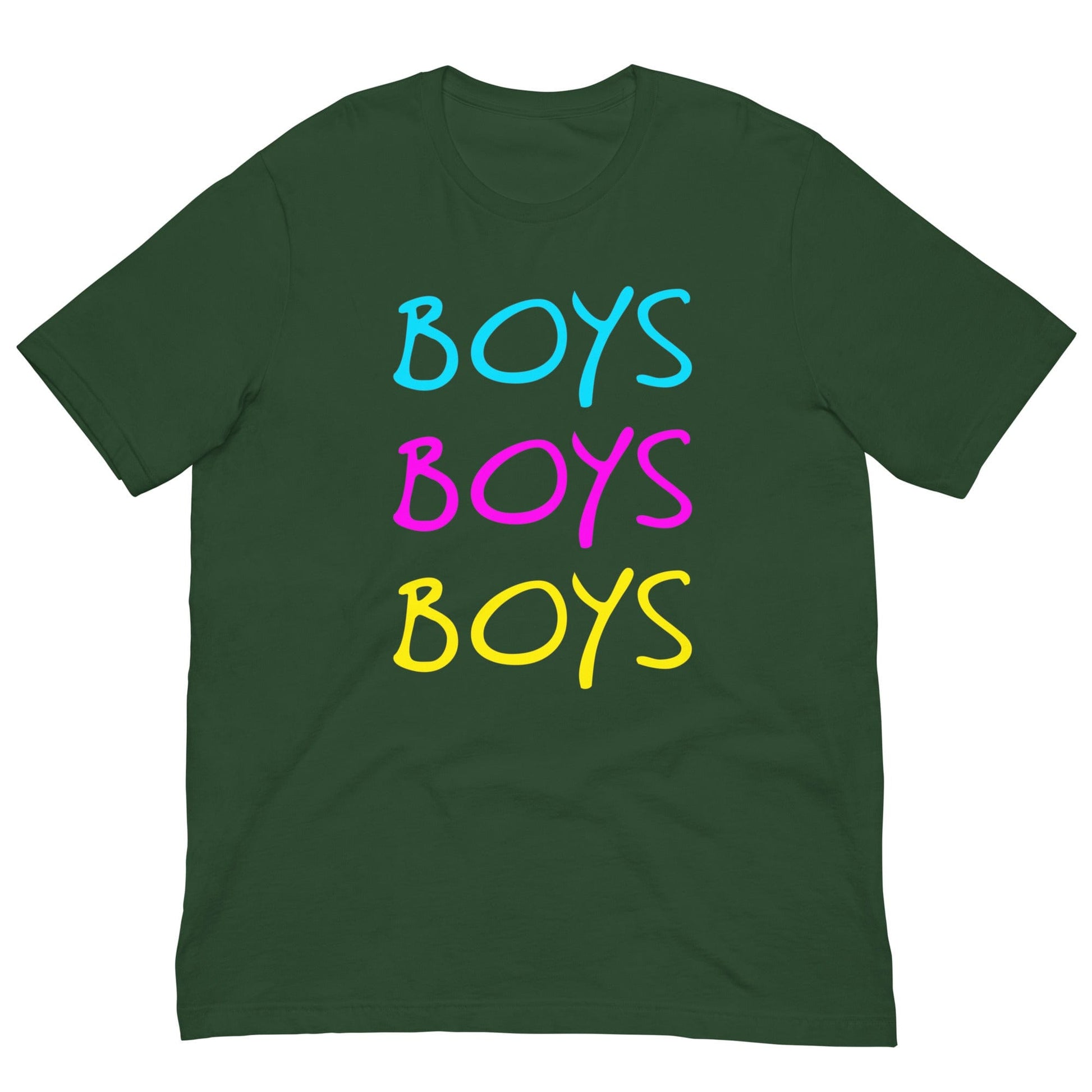 Boys, Boys, Boys LGBT Love T-shirt Forest / S