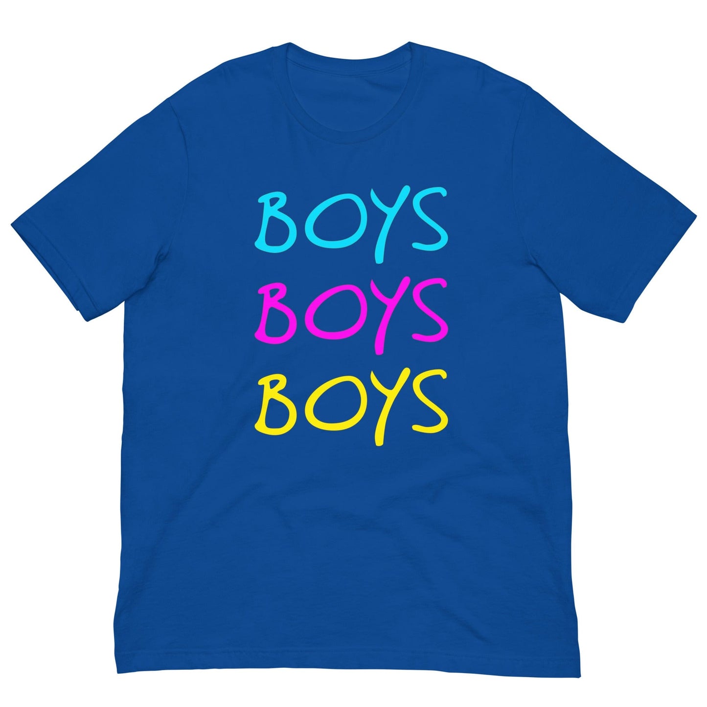 Boys, Boys, Boys LGBT Love T-shirt True Royal / S