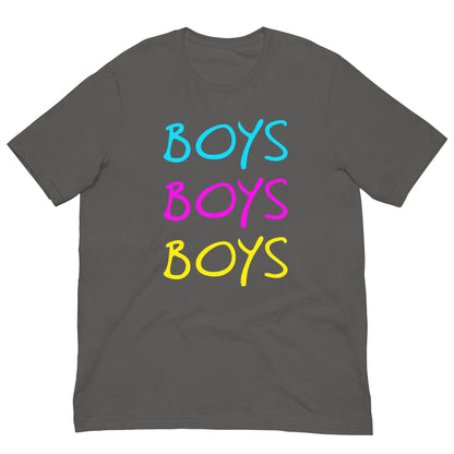 Boys, Boys, Boys LGBT Love T-shirt Asphalt / S