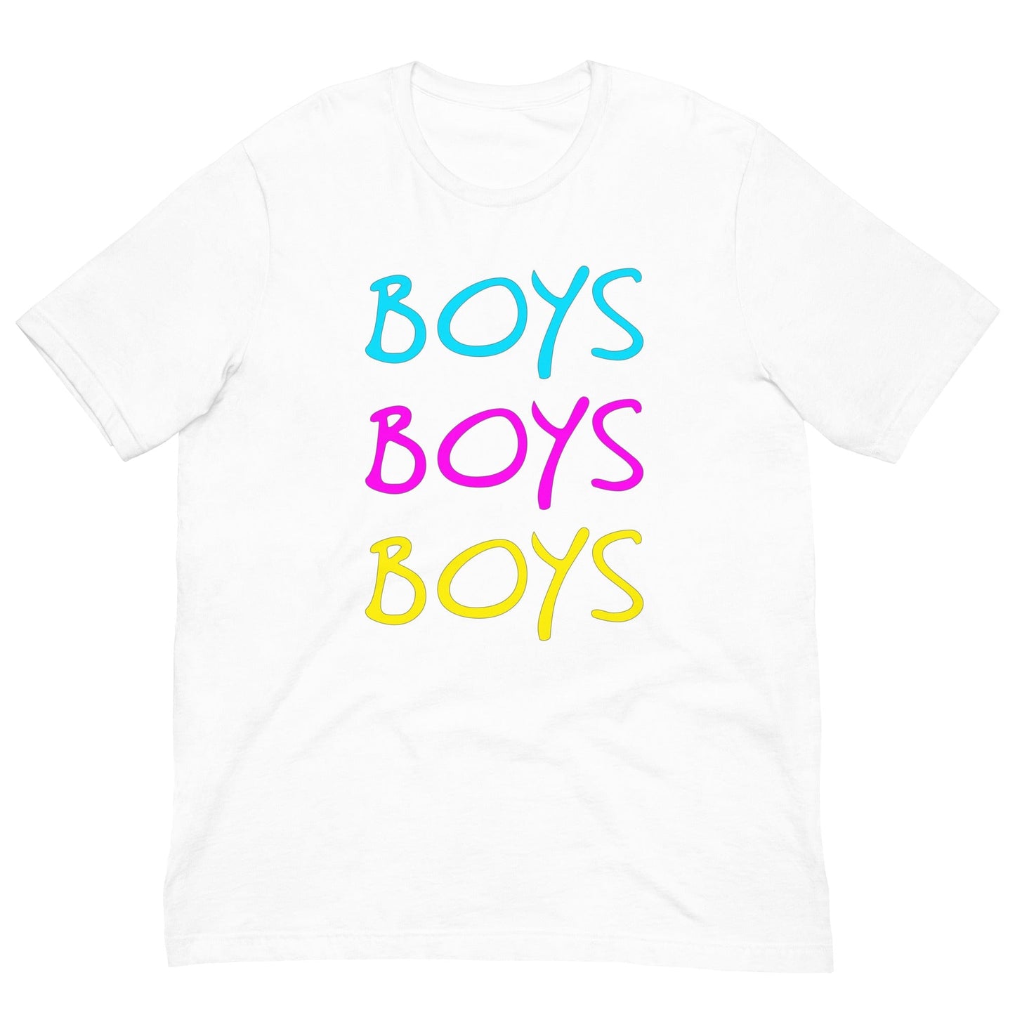 Boys, Boys, Boys LGBT Love T-shirt White / XS