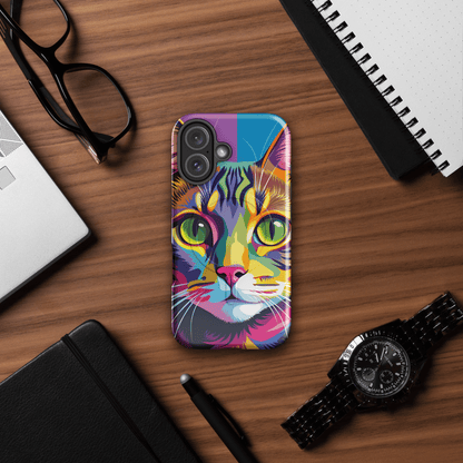 Cat Art MagSafe® tough case for iPhone®