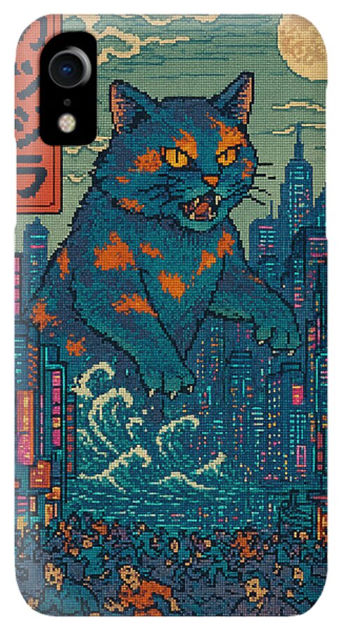 Catzilla a Purr-fectly Hilarious Monster - Phone Case