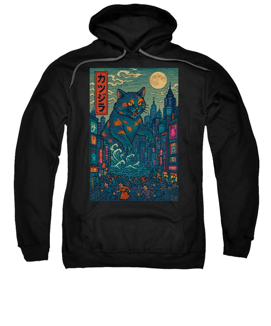 Catzilla a Purr-fectly Hilarious Monster - Sweatshirt