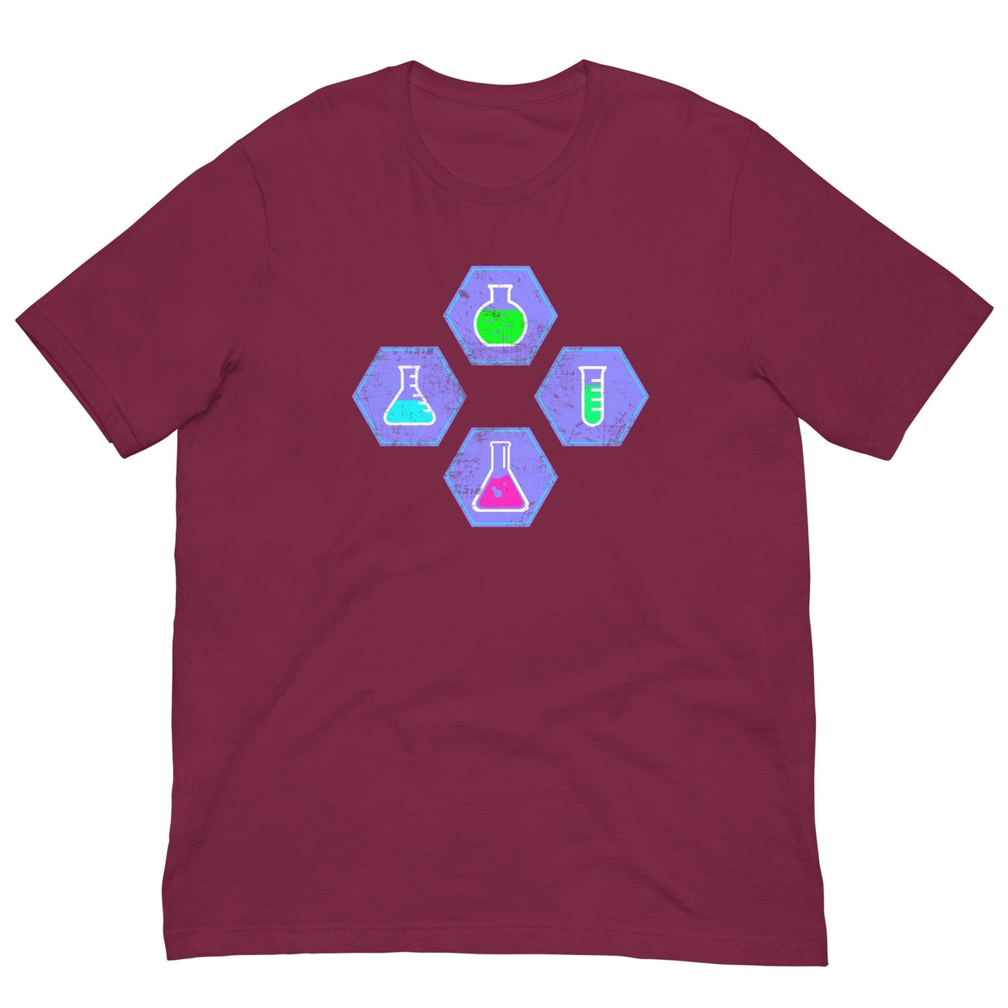 Chemistry T-shirt Maroon / XS