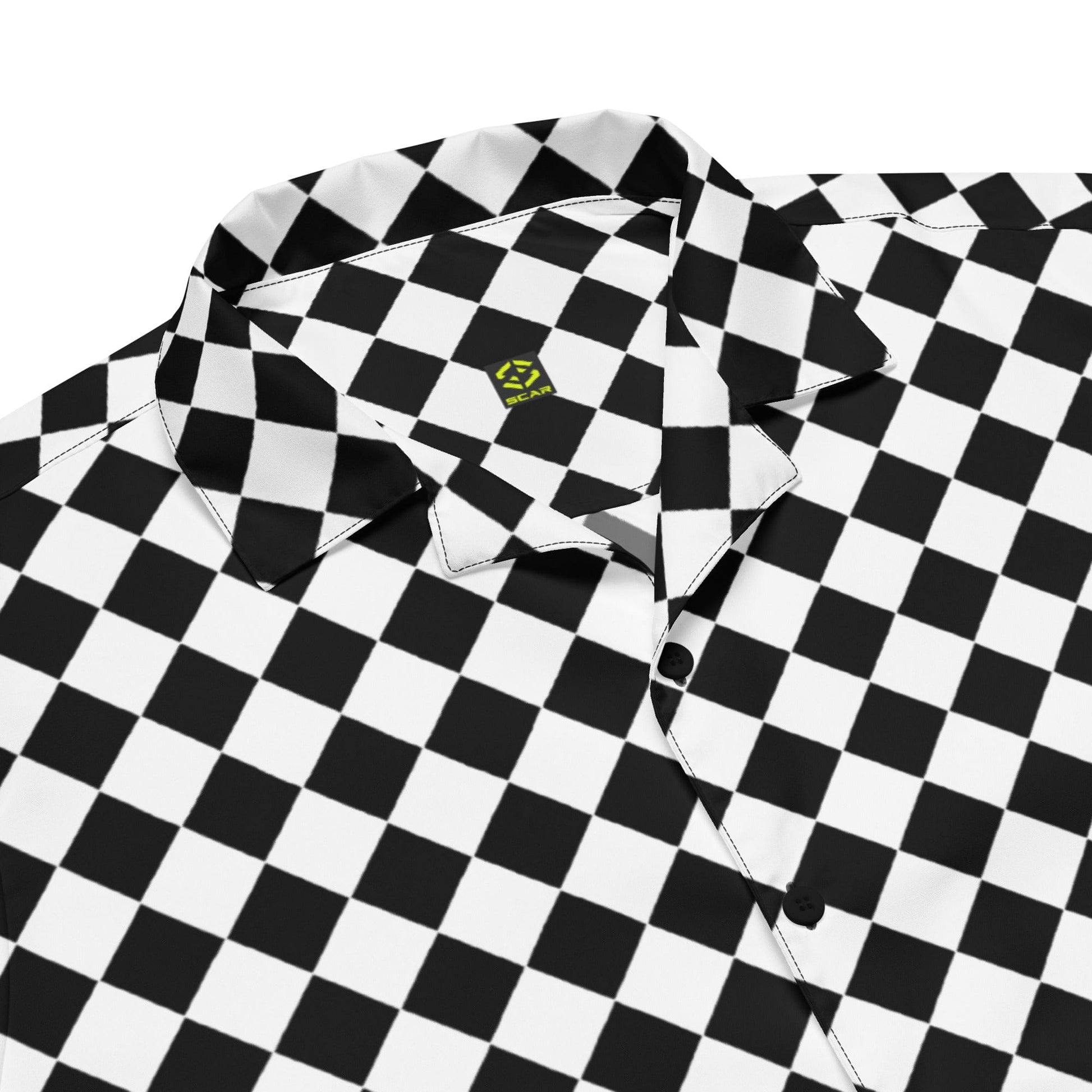 Chessboard Unisex button Shirt