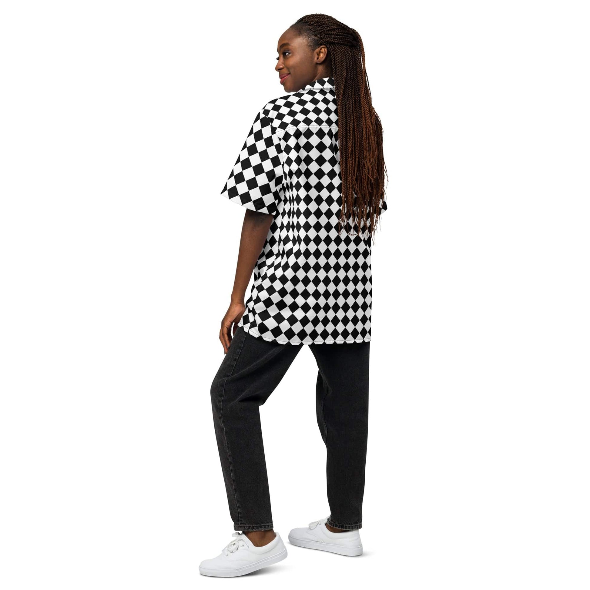 Chessboard Unisex button Shirt