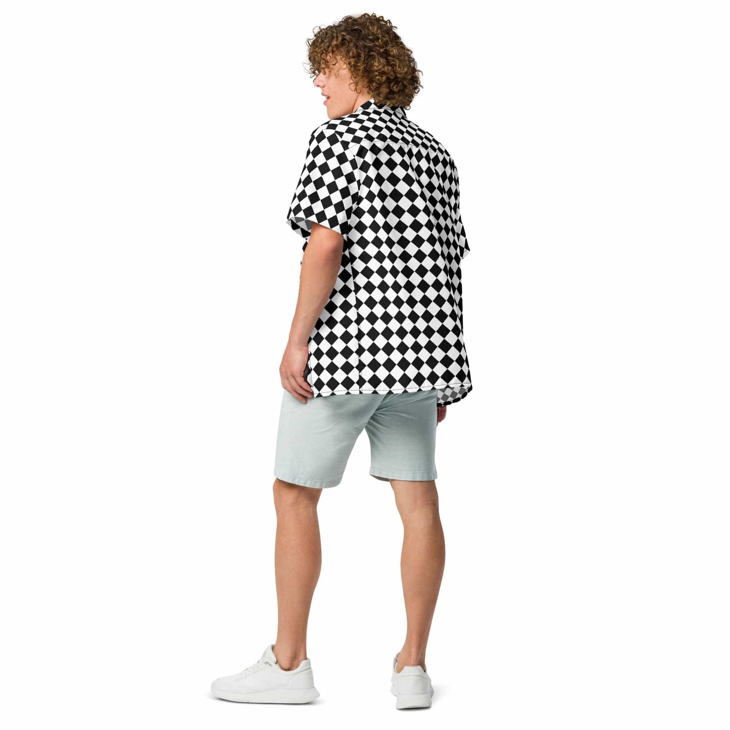 Chessboard Unisex button Shirt