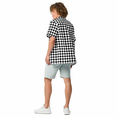 Chessboard Unisex button Shirt