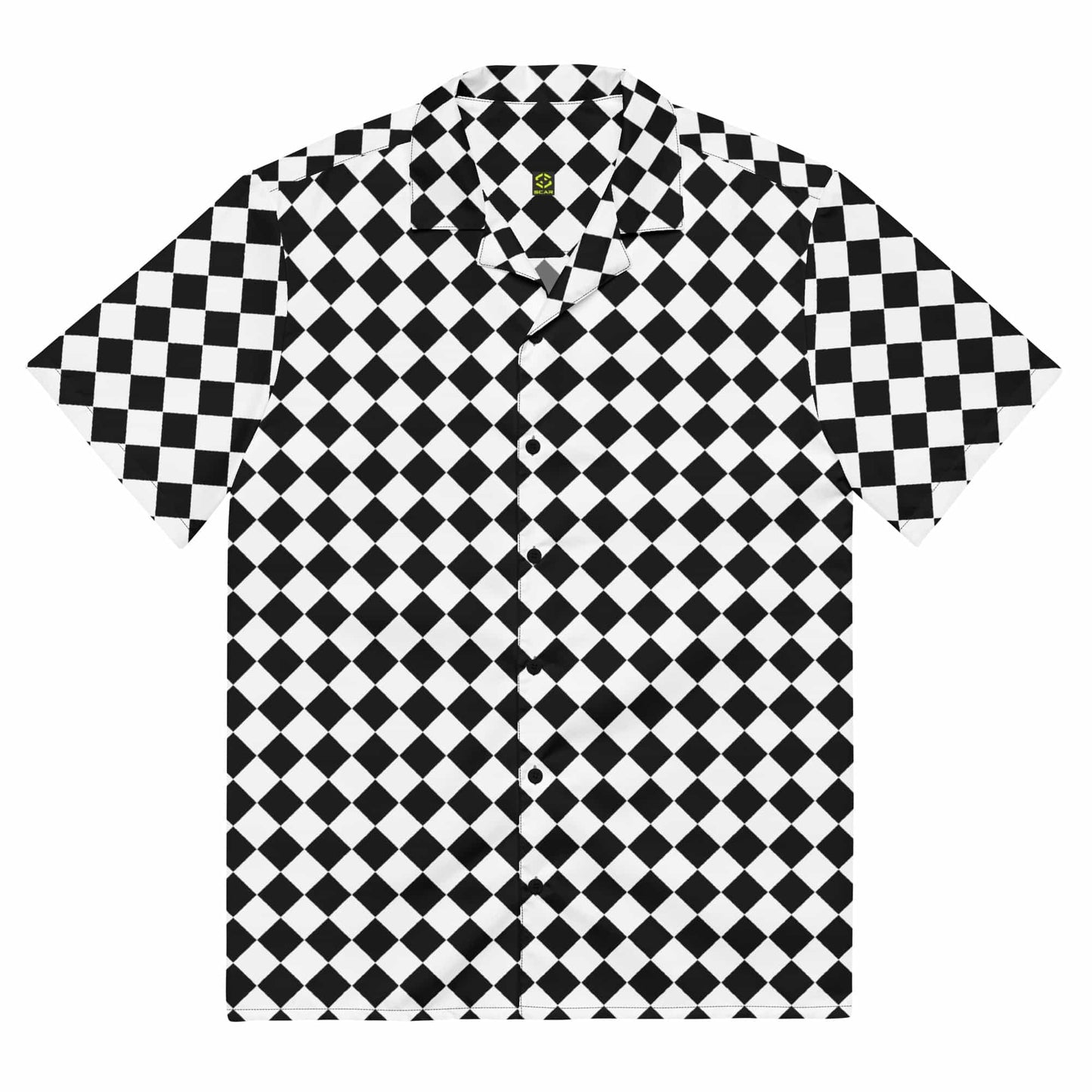 Chessboard Unisex button Shirt