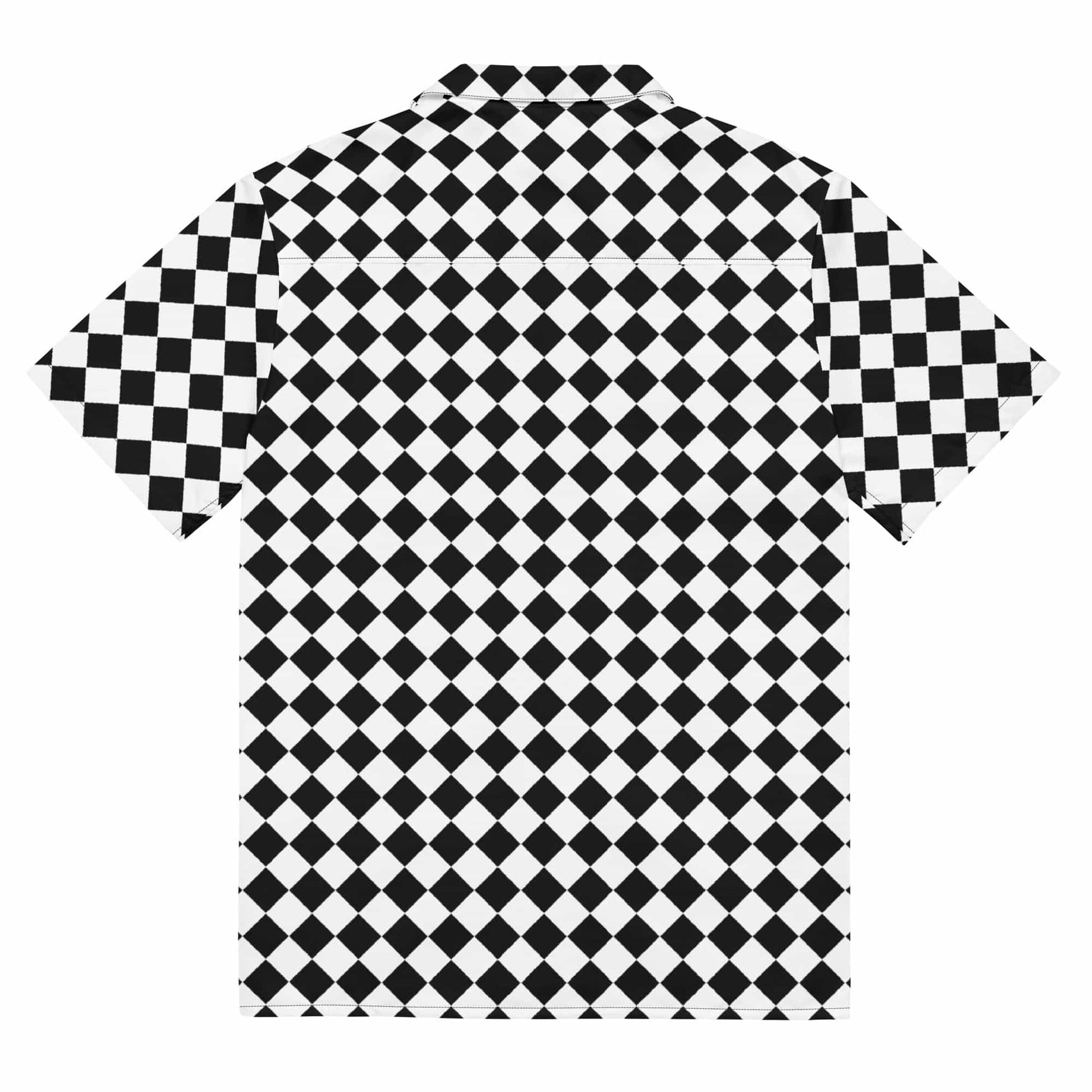 Chessboard Unisex button Shirt