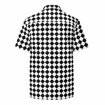 Chessboard Unisex button Shirt