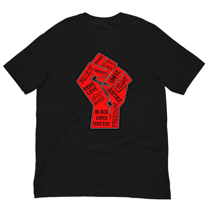 Civil Rights Fist T-shirt Black / XS