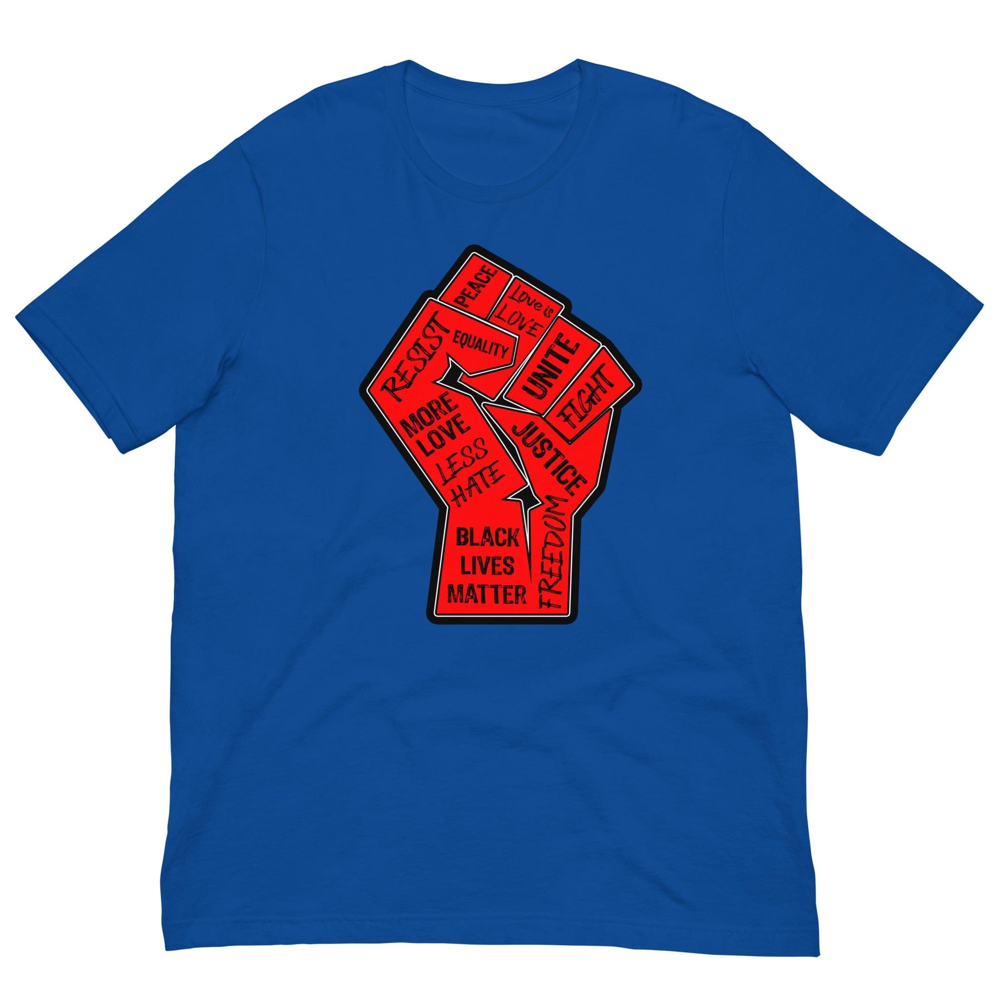 Civil Rights Fist T-shirt True Royal / S