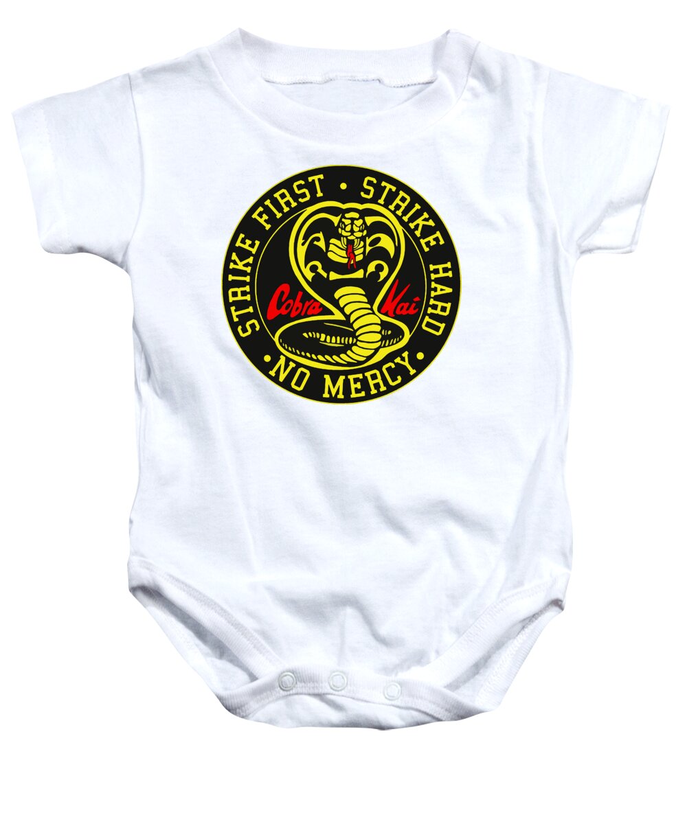 Cobra Kai Strike First - Baby Onesie