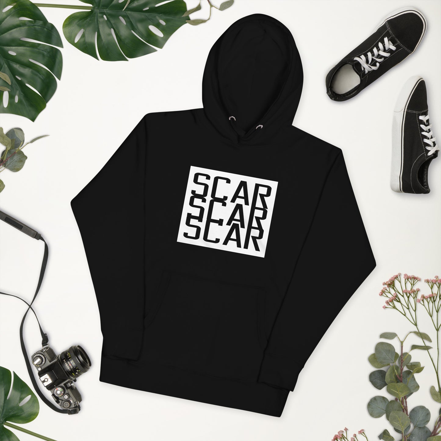 Scar Large Logo Unisex Hoodie