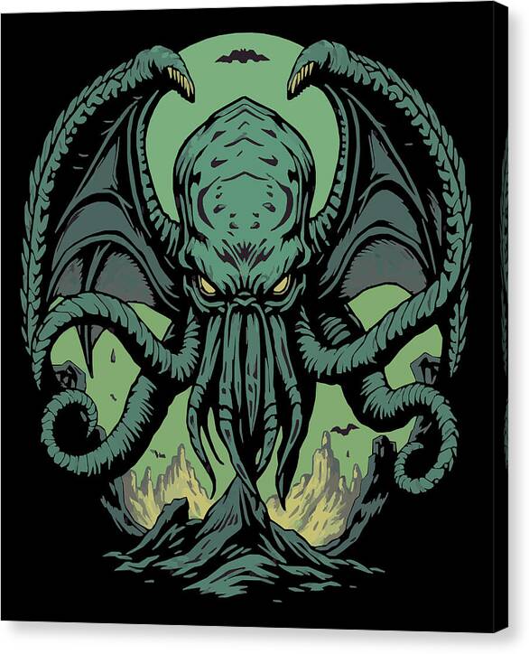 Cthulhu Demon Canvas Print
