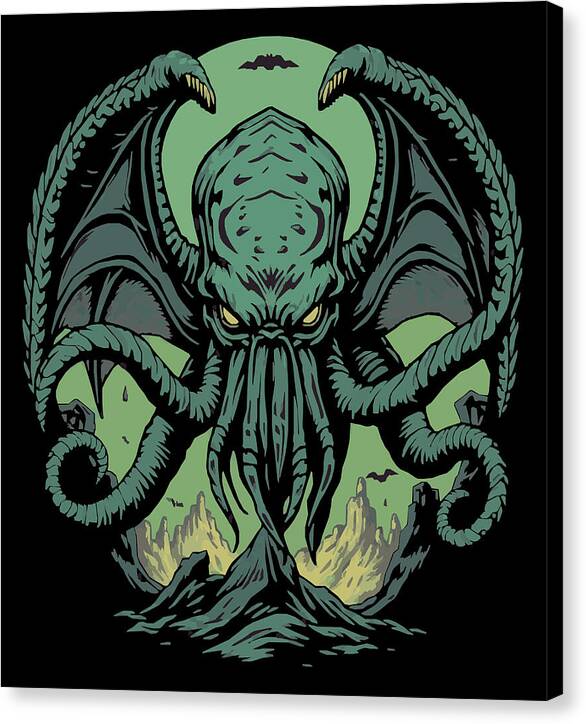 Cthulhu Demon Canvas Print