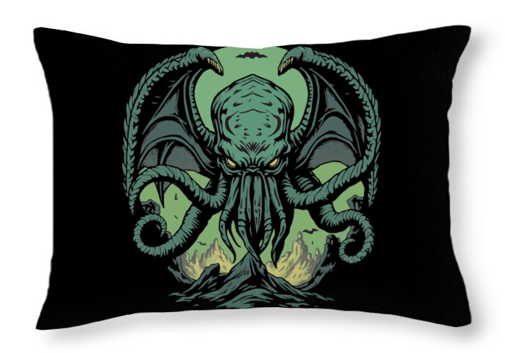 Cthulhu Demon - Throw Pillow