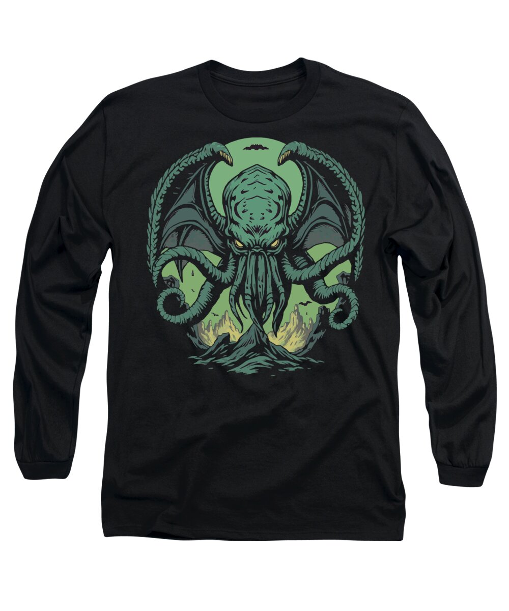 Cthulhu Demon - Long Sleeve T-Shirt
