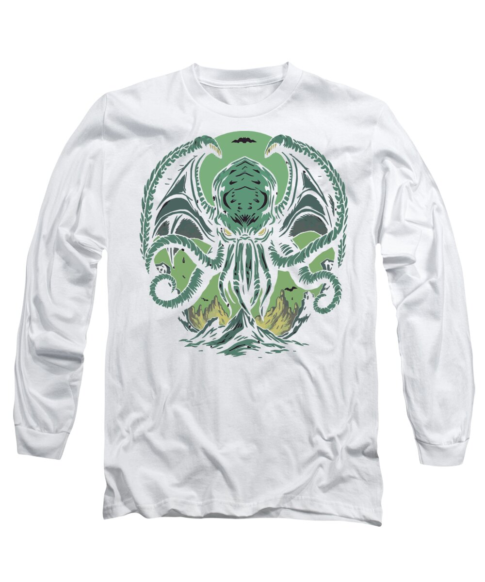 Cthulhu Demon - Long Sleeve T-Shirt
