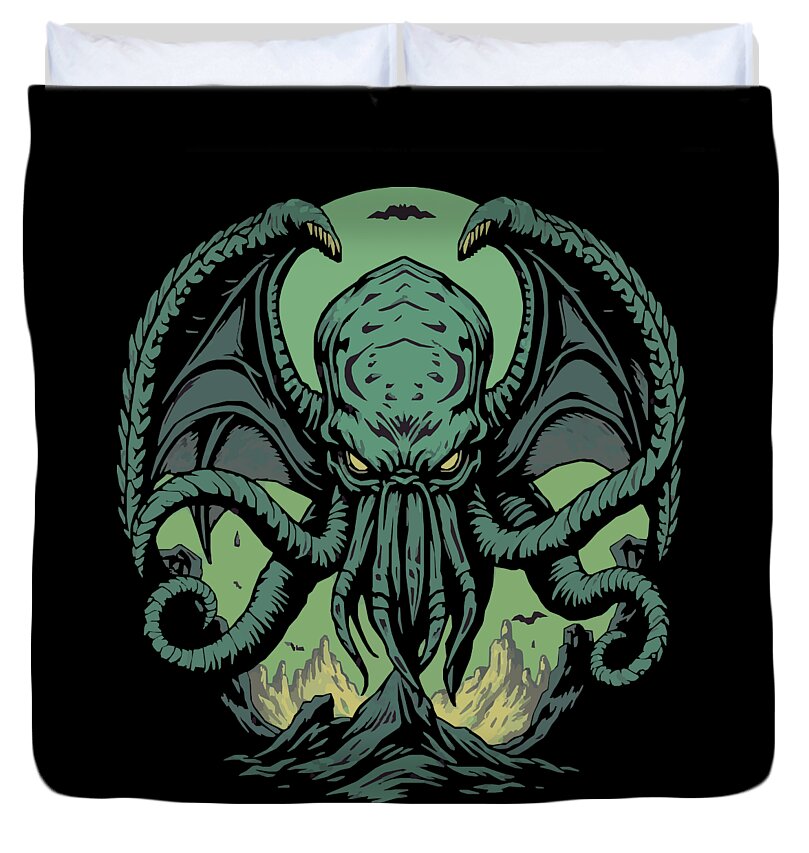 Cthulhu Demon - Duvet Cover