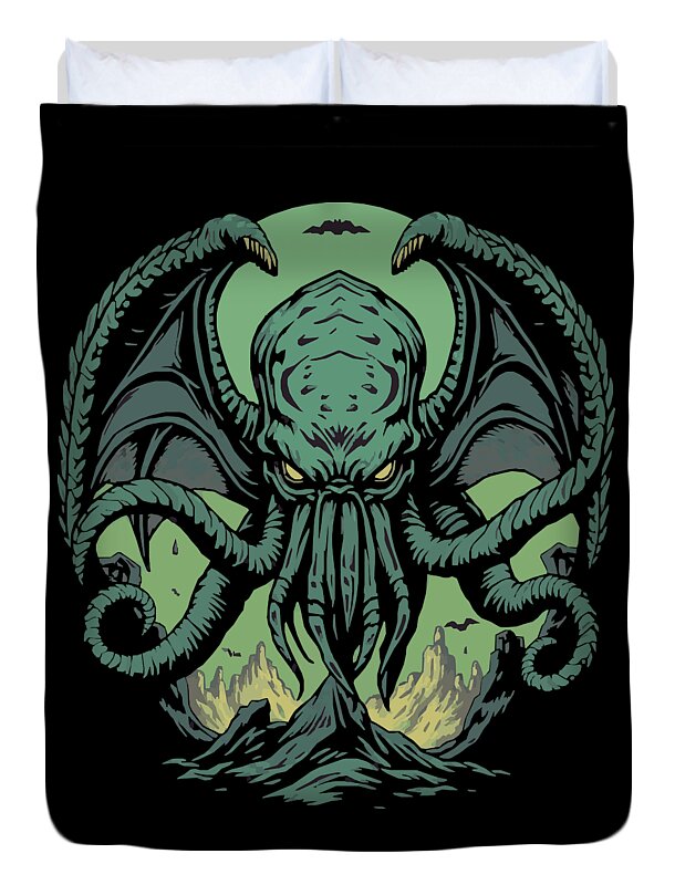 Cthulhu Demon - Duvet Cover