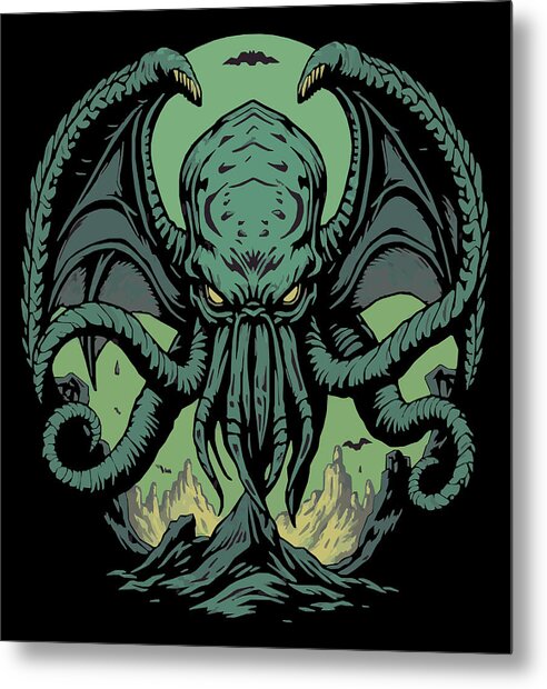 Cthulhu Demon - Metal Print